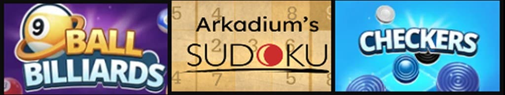 Deterministic games: 9 Ball Billiards, Sudoku, and checkers