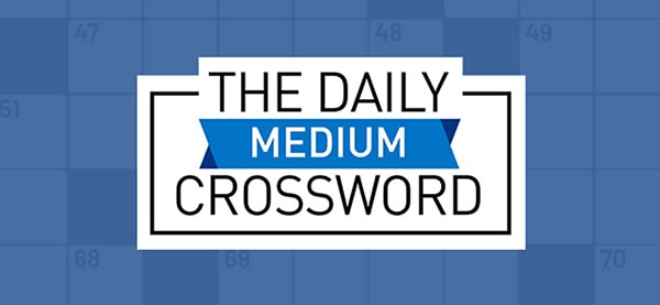 Daily Medium Crossword - Free Online Game